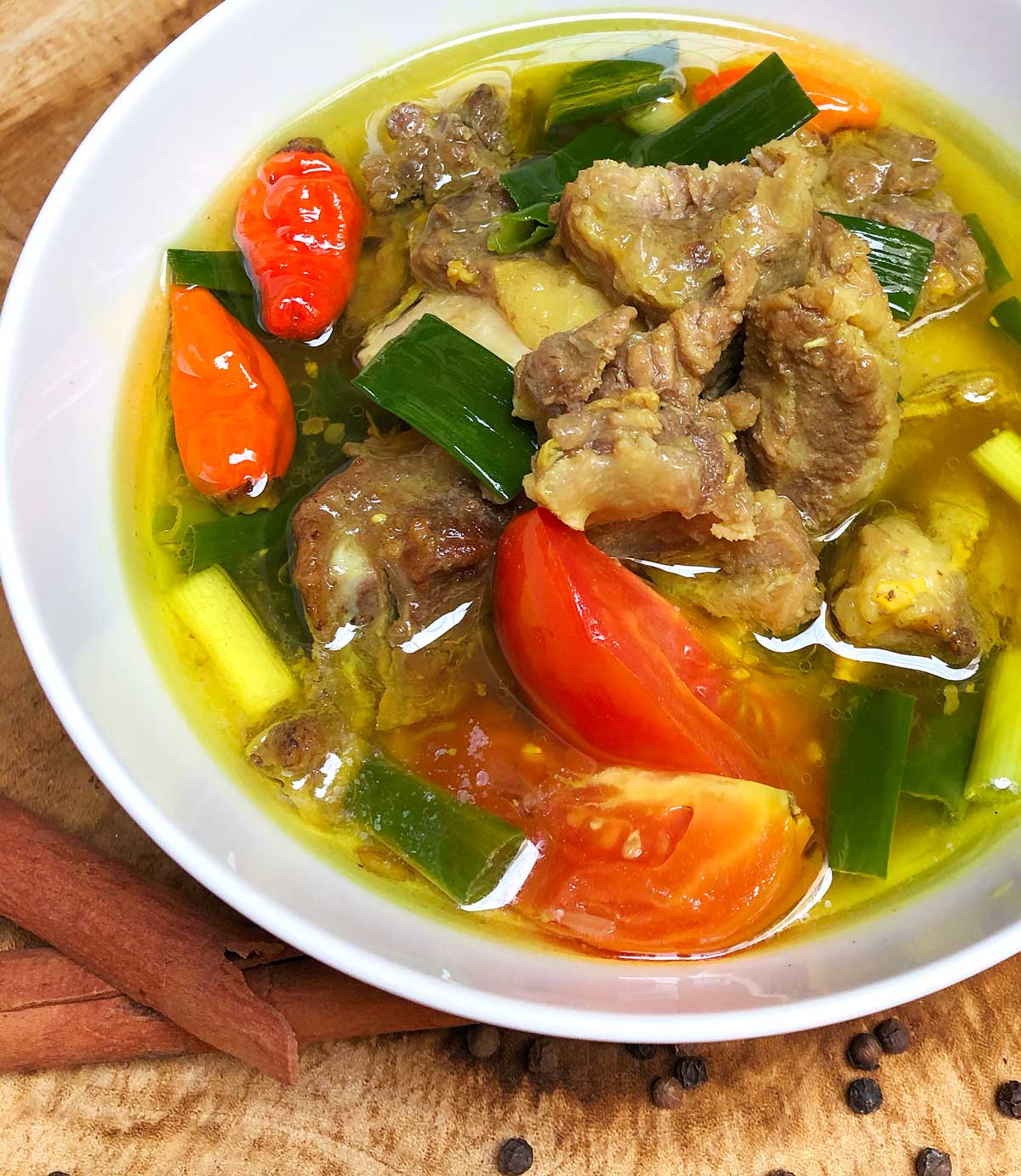 Pindang Iga: Sour and Spicy Beef Ribs Soup - Cook Me Indonesian