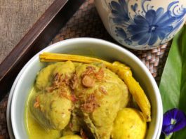 Opor Ayam Kuning: Chicken in Turmeric & Coconut Milk