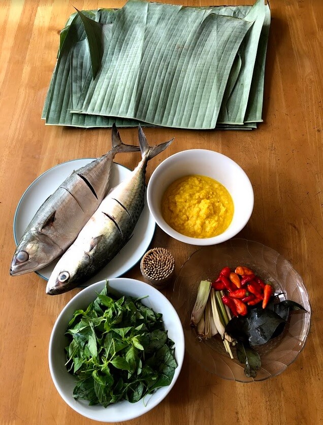 Pepes Ikan Kembung ingredients