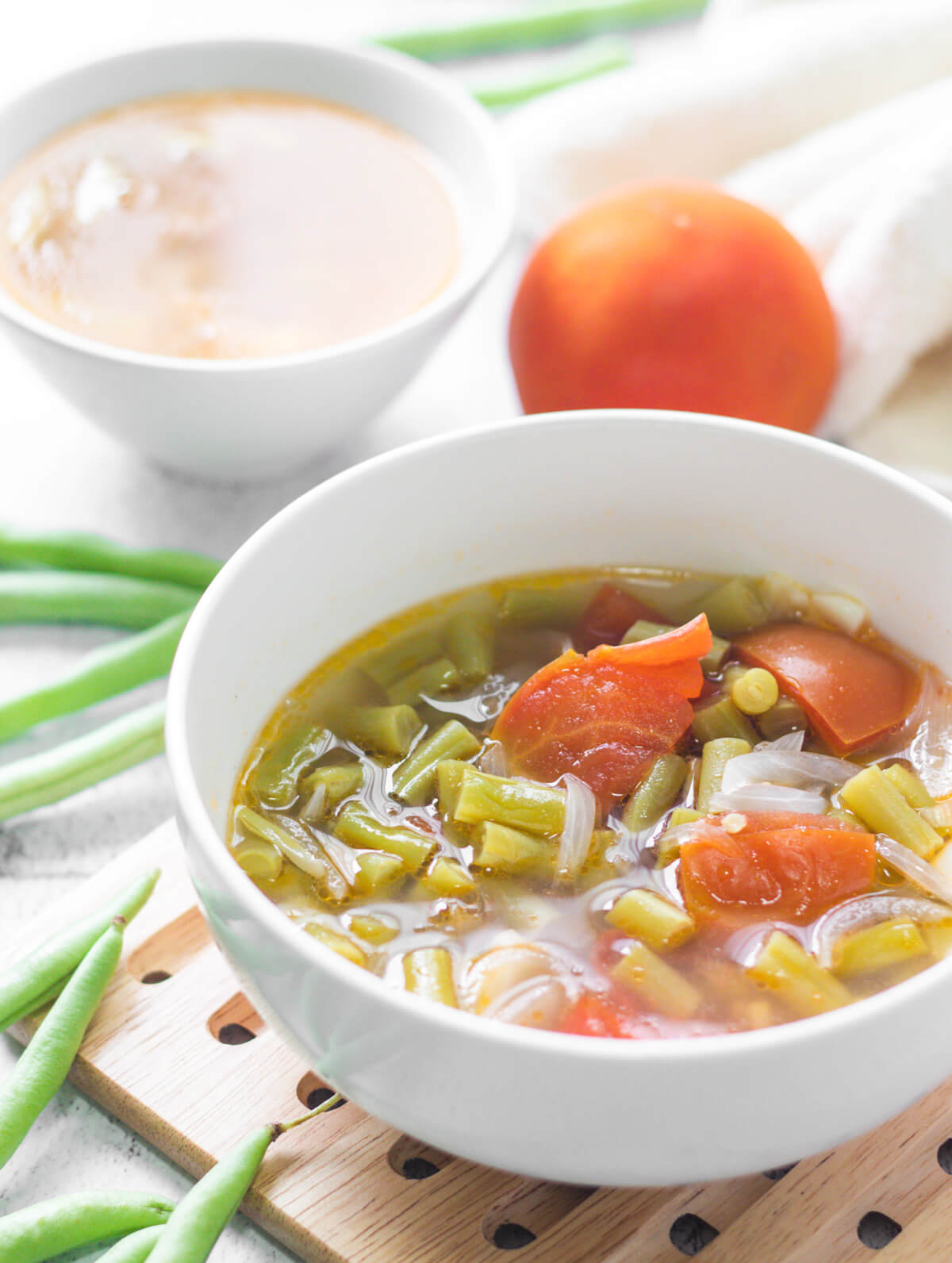 Sop Buncis: Simple Green Bean & Tomato Soup