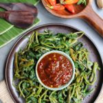 Plencing Solo: Blanched Morning Glory with Sambal