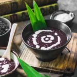 Bubur Ketan/Pulut Hitam: Black Glutinous Rice Dessert Porridge (Vegan)