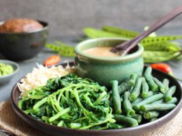 Pecel Sayur: Vegetables in Javanese Peanut Sauce (Vegan)