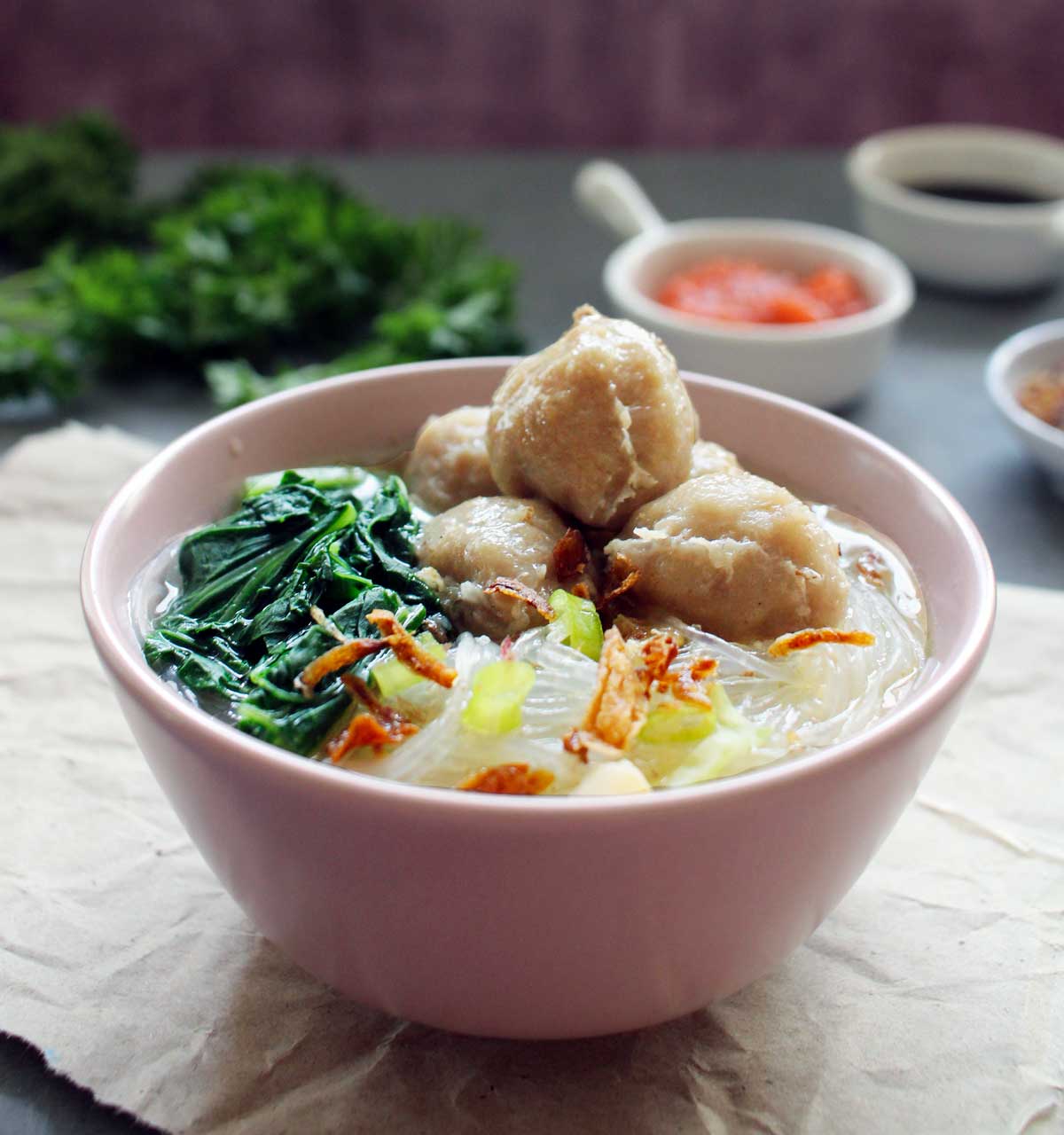 Bakso: Indonesian Meatball Soup (Beef) - Cook Me Indonesian